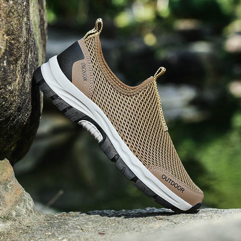 Breathable Hollow Fashion Slip-on Lazy Shoes - Mubimart