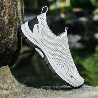 Breathable Hollow Fashion Slip-on Lazy Shoes - Mubimart