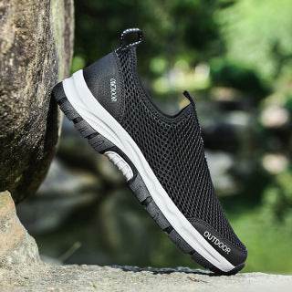 Breathable Hollow Fashion Slip-on Lazy Shoes - Mubimart
