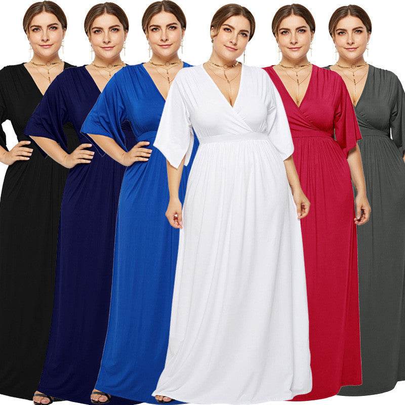 Sexy Pregnant Women Plus Size Women's Dresses - Mubimart