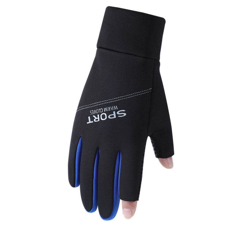 Non-slip Reflective Sports Gloves Winter Men - Mubimart