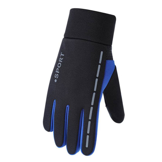 Non-slip Reflective Sports Gloves Winter Men - Mubimart