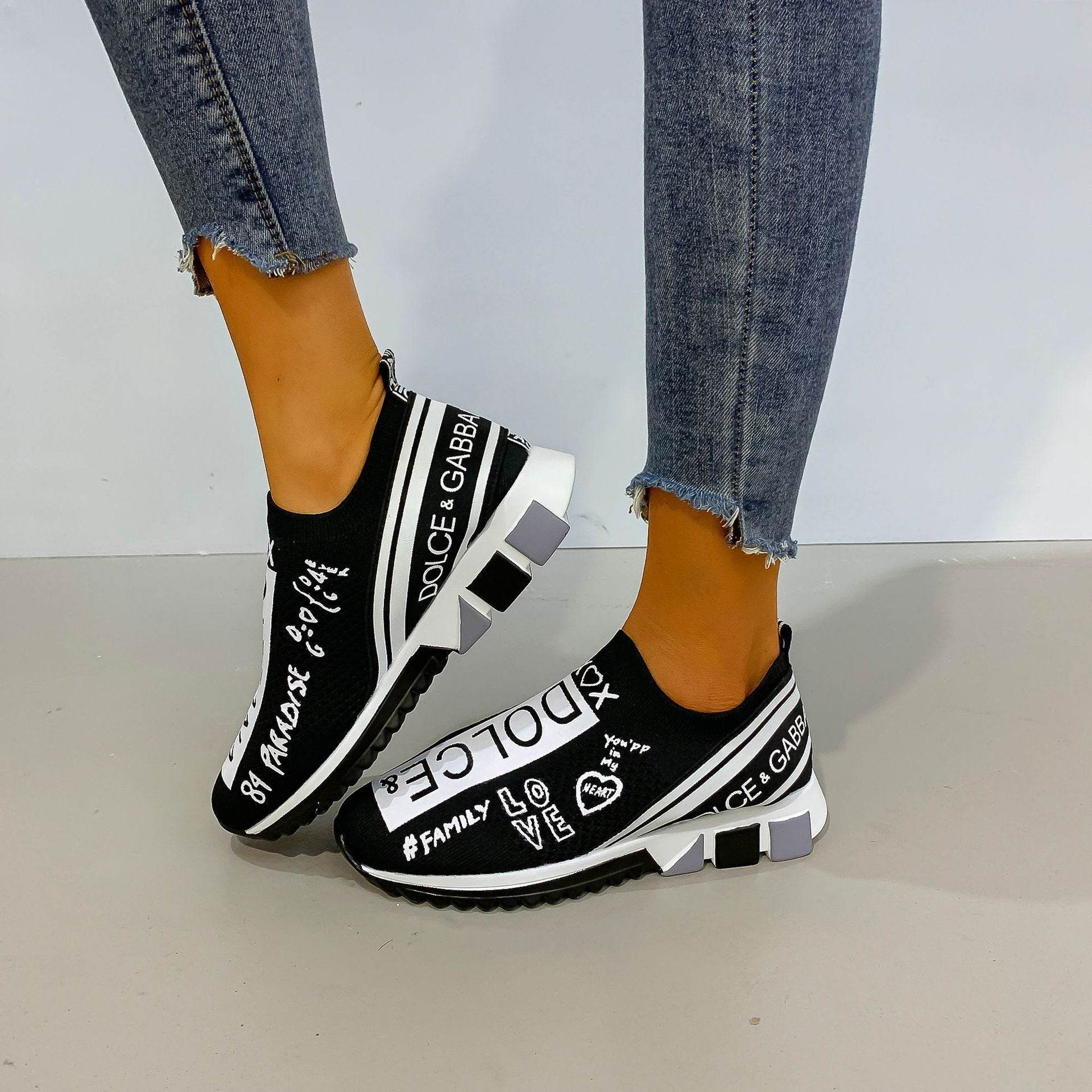 Students All Match Flat Sneakers Women - Mubimart