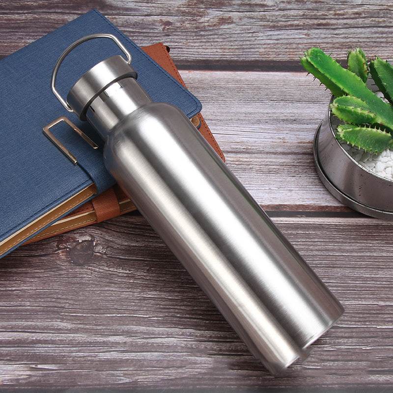 Double-Layer Stainless Steel Sports Bottle - Mubimart