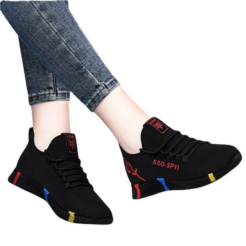 Old Beijing cloth shoes soft-soled women s walking shoes - Mubimart