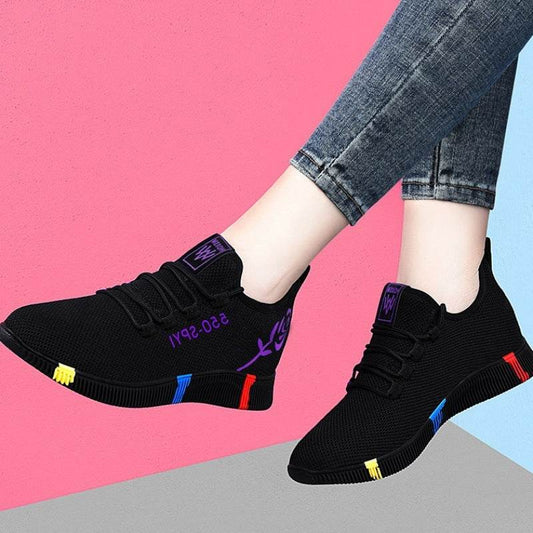 Old Beijing cloth shoes soft-soled women s walking shoes - Mubimart