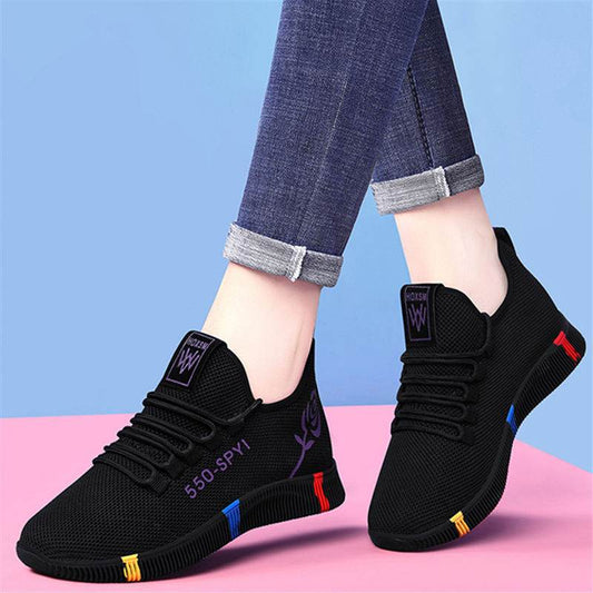 Old Beijing cloth shoes soft-soled women s walking shoes - Mubimart
