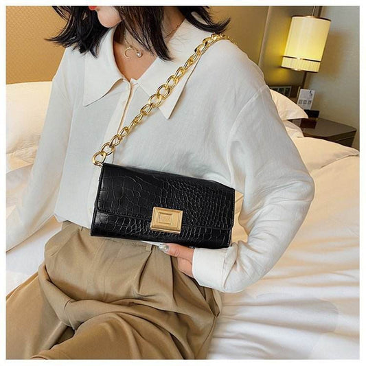 One Shoulder And Underarm Bag Women Baguette Bag - Mubimart