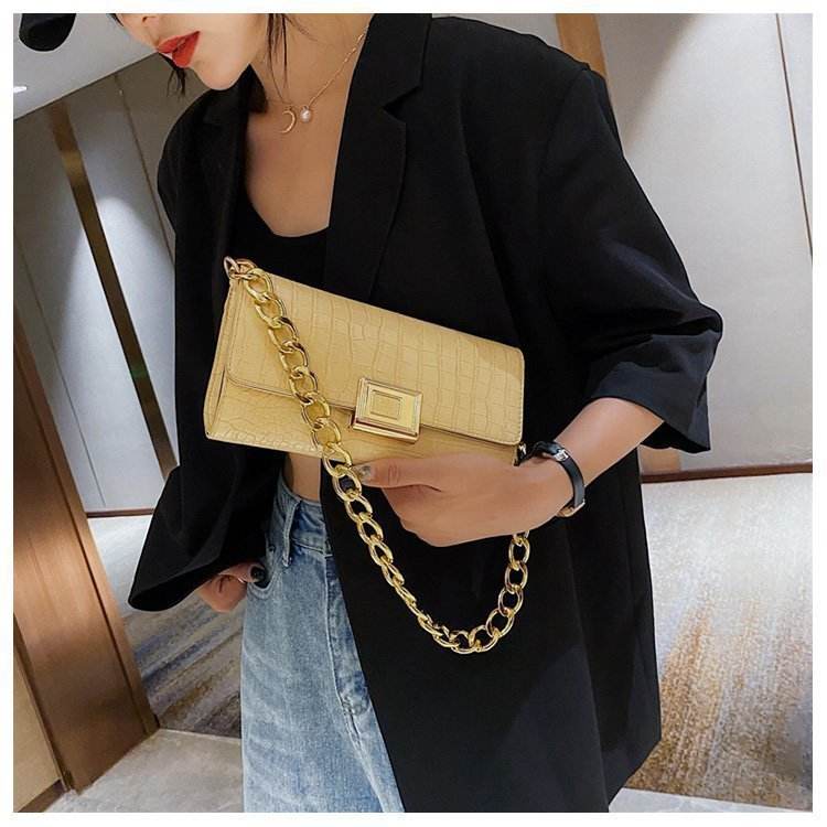 One Shoulder And Underarm Bag Women Baguette Bag - Mubimart