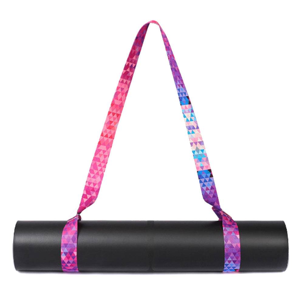 Pure Cotton Yoga Mat Strap Elastic Band Colorful Binding Band Yoga Storage Rope Binding Rope Yoga Bag Printing Binding Rope - Mubimart