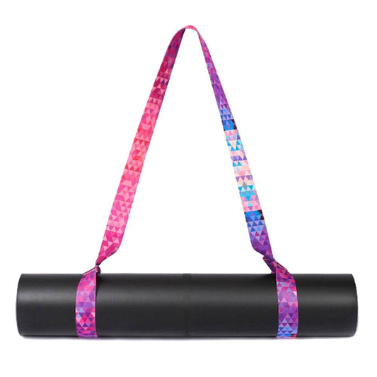 Pure Cotton Yoga Mat Strap Elastic Band Colorful Binding Band Yoga Storage Rope Binding Rope Yoga Bag Printing Binding Rope - Mubimart