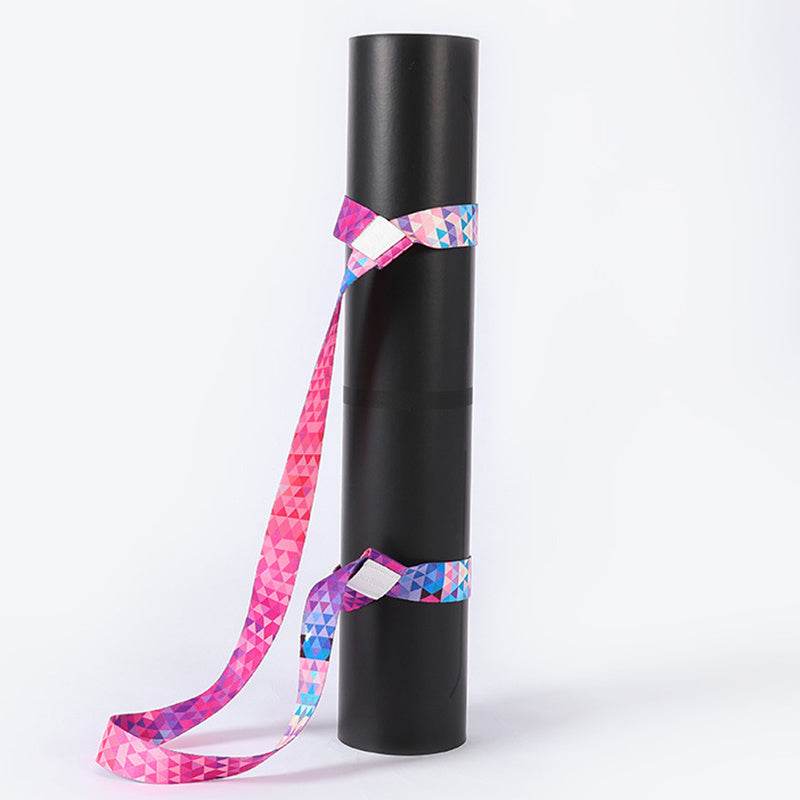 Pure Cotton Yoga Mat Strap Elastic Band Colorful Binding Band Yoga Storage Rope Binding Rope Yoga Bag Printing Binding Rope - Mubimart
