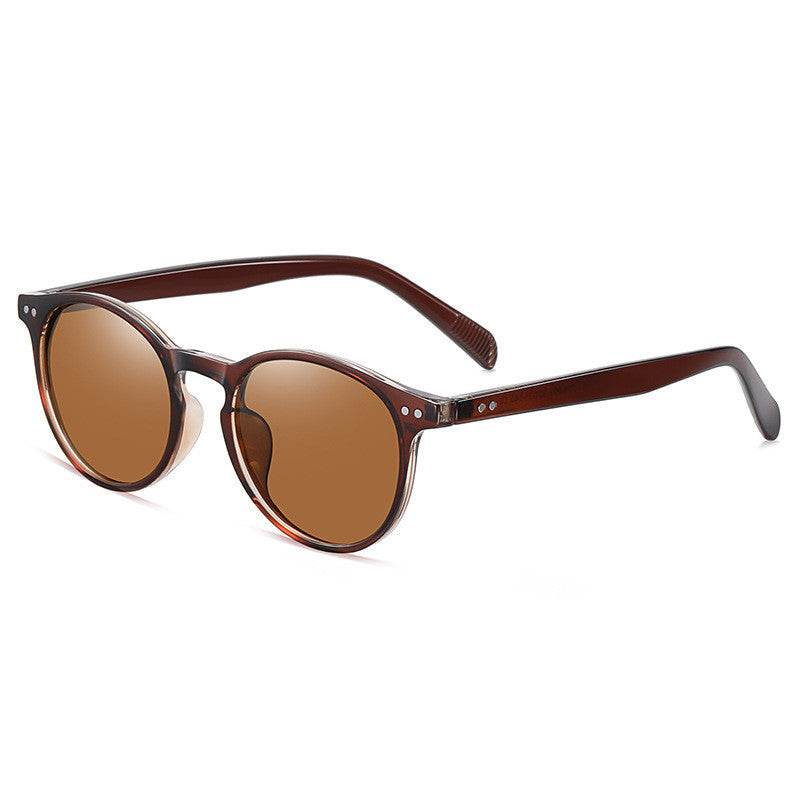 Round Frame Sunglasses For Men And Women Sunglasses - Mubimart