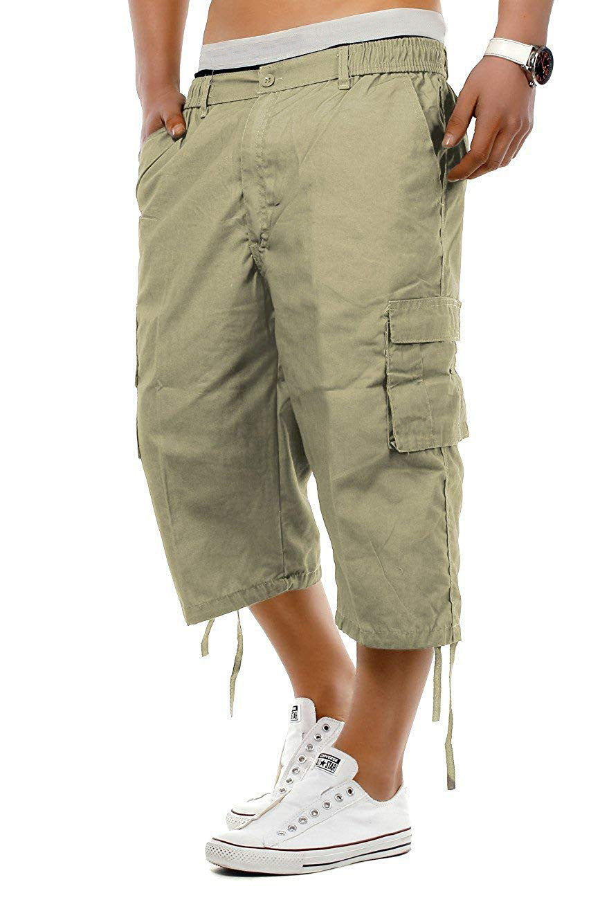 Vintage Mens Combat Cargo Shorts Summer Casual Work