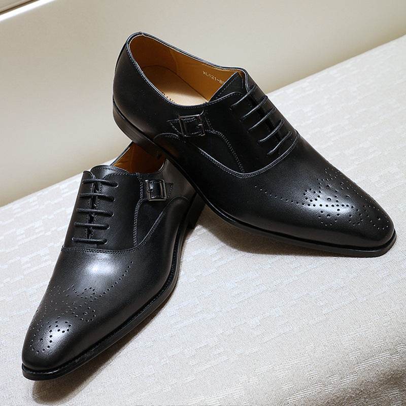 Business Oxford Shoes Formal Dress High-End Casual Shoes Men's Shoes - Mubimart