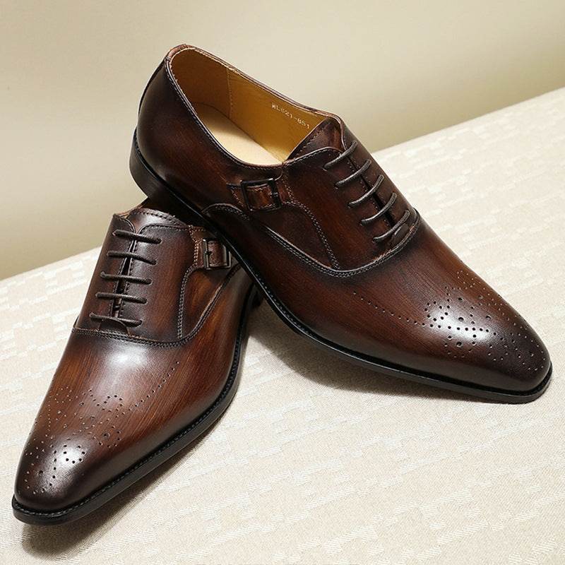 Business Oxford Shoes Formal Dress High-End Casual Shoes Men's Shoes - Mubimart