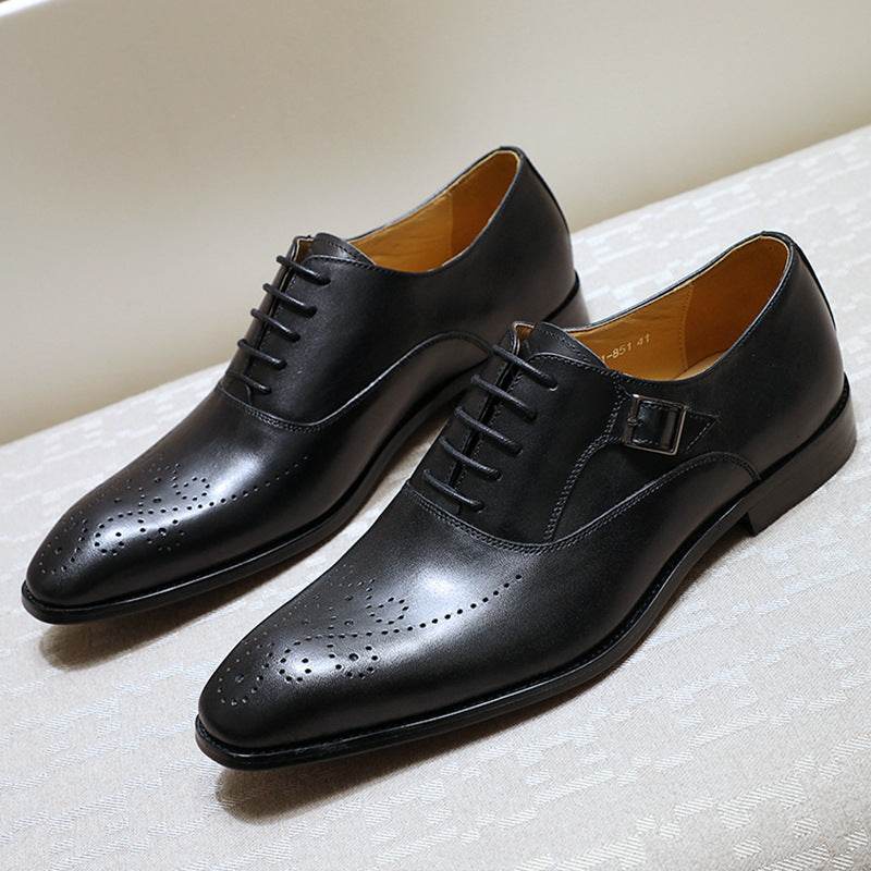 Business Oxford Shoes Formal Dress High-End Casual Shoes Men's Shoes - Mubimart
