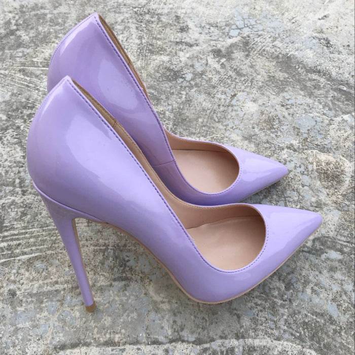 Light Purple Small High Heels Light purple small high heels - Mubimart
