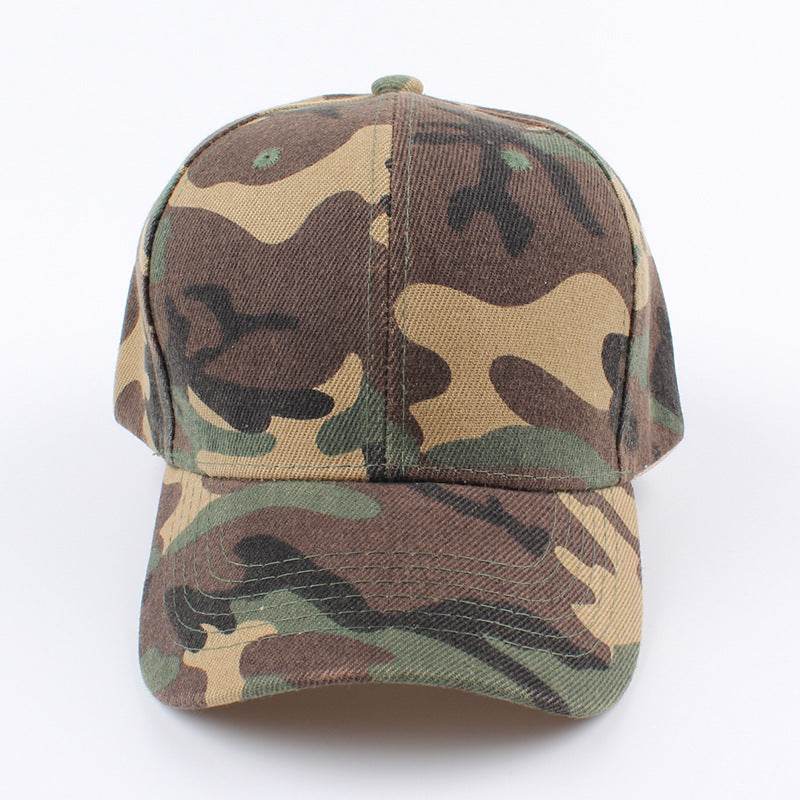 Retro Cap Camouflage Baseball Cap Men's And Women's Sun Hat Curved Brim Hat - Mubimart
