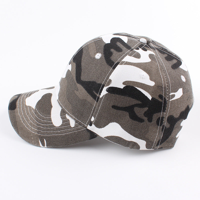 Retro Cap Camouflage Baseball Cap Sonnenhut für Herren und Damen mit gebogener Krempe