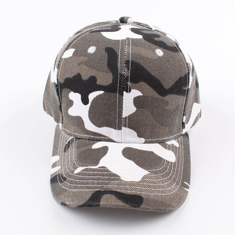 Retro Cap Camouflage Baseball Cap Men's And Women's Sun Hat Curved Brim Hat - Mubimart