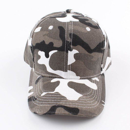 Retro Cap Camouflage Baseball Cap Men's And Women's Sun Hat Curved Brim Hat - Mubimart