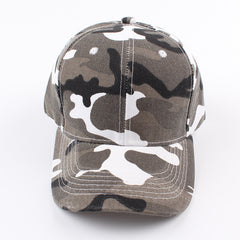 Retro Cap Camouflage Baseball Cap Sonnenhut für Herren und Damen mit gebogener Krempe