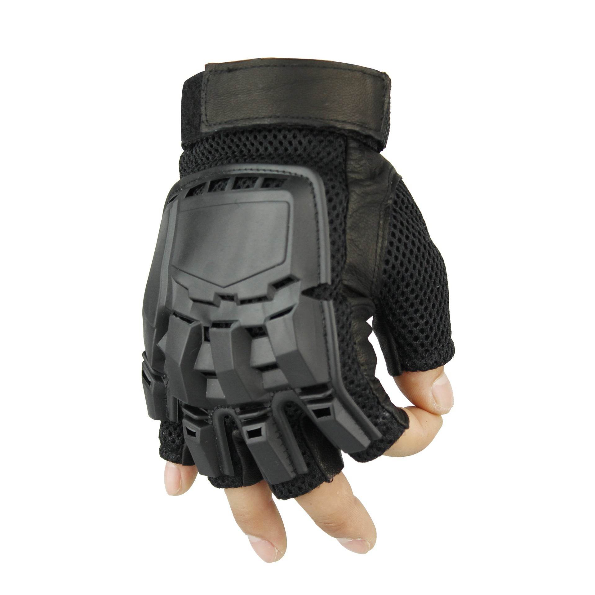 Tactical Gloves Men's Combat Paintball Training Climbing Half Finger Gloves Men Outdoor - Mubimart
