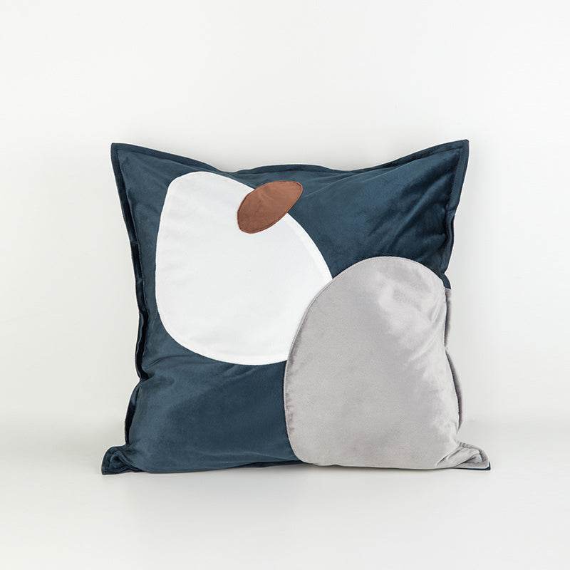 Pillowcase Nordic Style Geometric Contrast Color Sofa Pillowcase - Mubimart