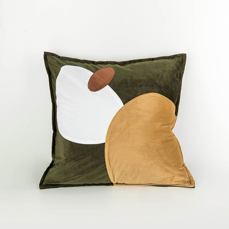 Pillowcase Nordic Style Geometric Contrast Color Sofa Pillowcase - Mubimart