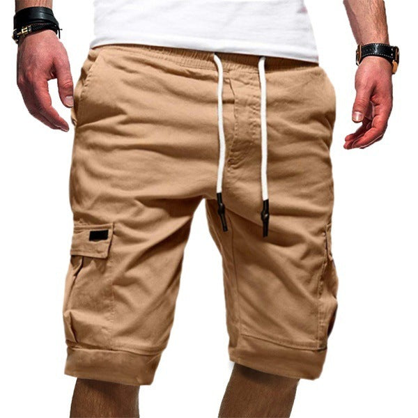 Men Casual Jogger Sports Cargo Shorts Military Combat Workout Gym Trousers Summer Mens Clothing