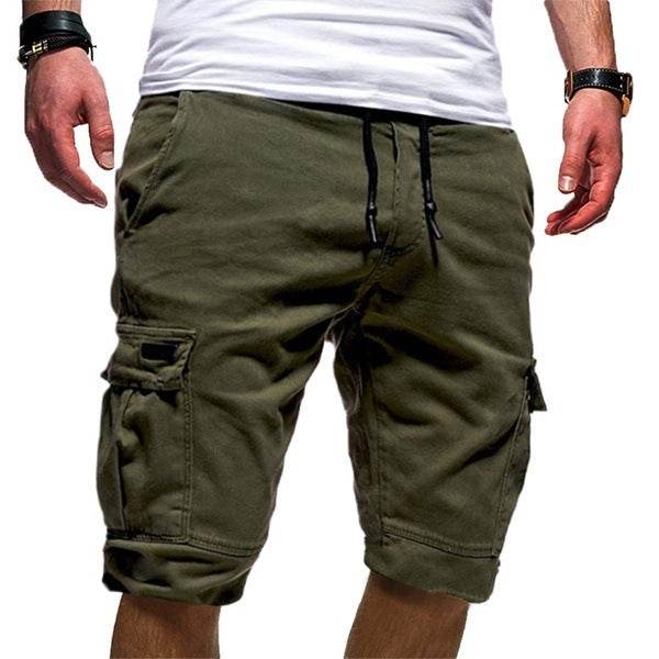 Men Casual Jogger Sports Cargo Shorts Military Combat Workout Gym Trousers Summer Mens Clothing - Mubimart