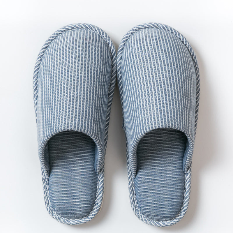 Flax Slipper Female Spring And Autumn Indoor Couple Home With Lovely Antiskid Cotton Hemp Home Pair Of Slippers Summer Man Four Seasons - Mubimart -  