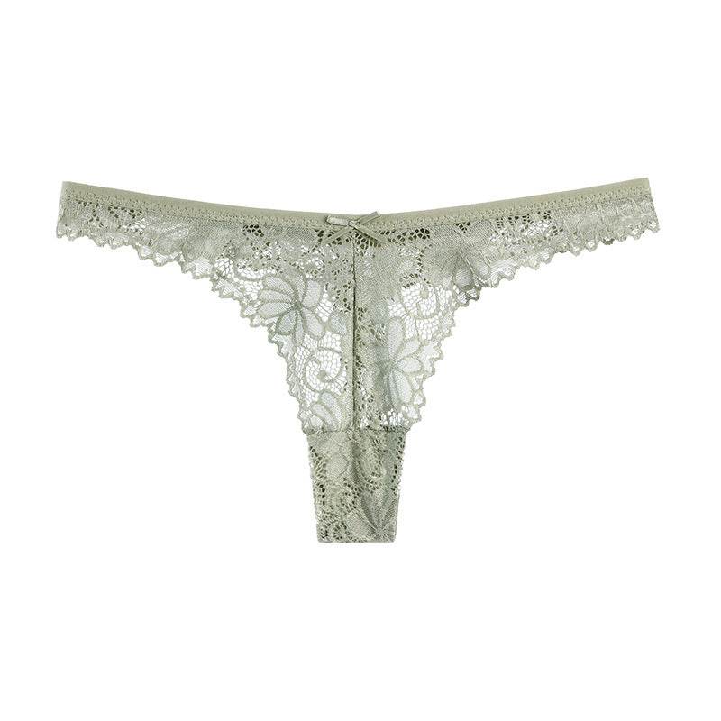 Hollow Transparent Temptation Ladies Thong - Mubimart