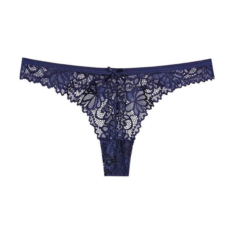 Hollow Transparent Temptation Ladies Thong - Mubimart