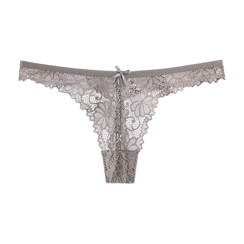 Hollow Transparent Temptation Ladies Thong - Mubimart -  