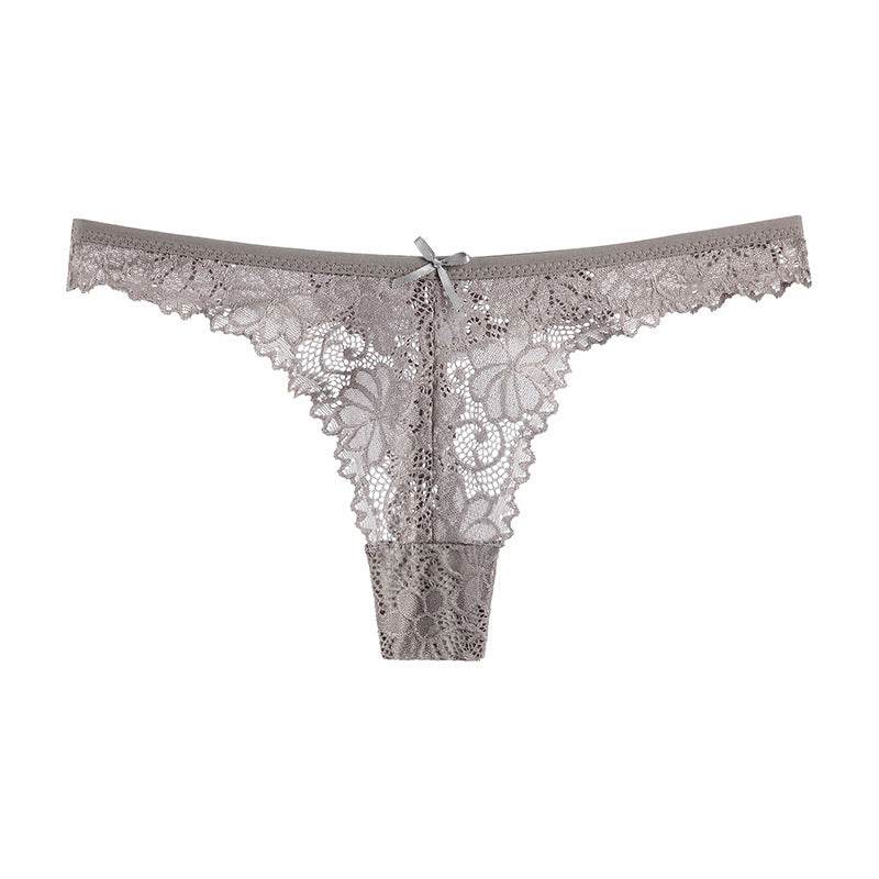Hollow Transparent Temptation Ladies Thong - Mubimart