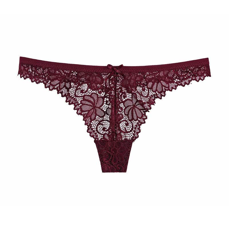 Hollow Transparent Temptation Ladies Thong - Mubimart