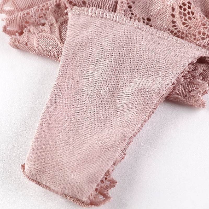 Hollow Transparent Temptation Ladies Thong - Mubimart