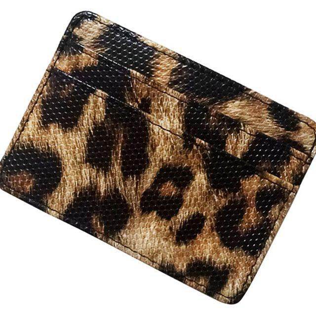 Card Holder Men'S Business Id Card Holder Wallet Case - Mubimart