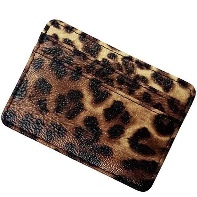 Card Holder Men'S Business Id Card Holder Wallet Case - Mubimart