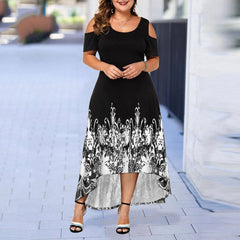 Evening Party Summer Plus Size Maxi Dress Women XL Short - Mubimart -  