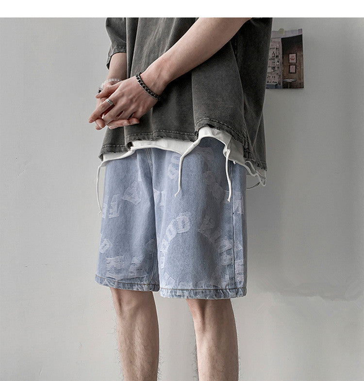 Summer Thin Korean Denim Shorts