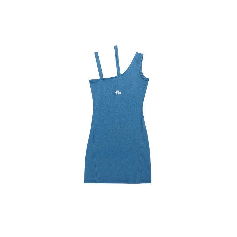 Reflective Slim Sexy Camisole Dress - Mubimart
