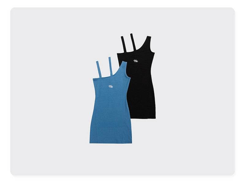 Reflective Slim Sexy Camisole Dress - Mubimart
