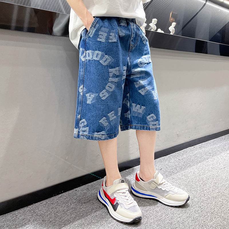Summer Thin Korean Denim Shorts - Mubimart
