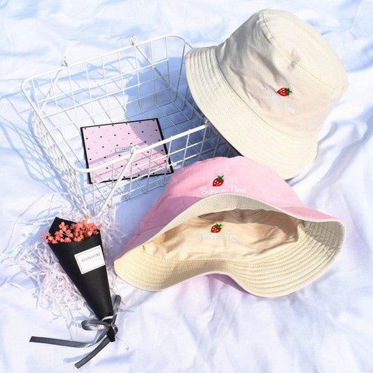 Bucket Hat Fisherman Hats Men Women Summer Seaside Sunshade - Mubimart