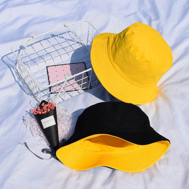 Bucket Hat Fisherman Hats Men Women Summer Seaside Sunshade - Mubimart