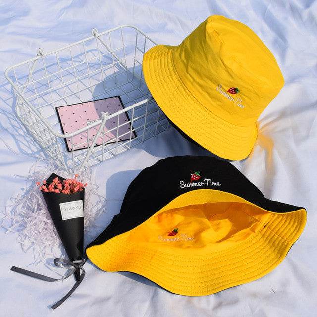 Bucket Hat Fisherman Hats Men Women Summer Seaside Sunshade - Mubimart