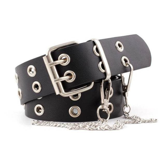Pyramid Fashion Rivet Belt Studded Belt - Mubimart
